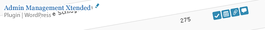 Admin Management Xtended