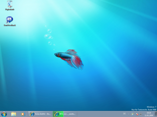 Der Windows 7-Desktop