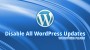 Disable All WordPress Updates